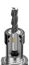HSK/powRgrip toolholder with secuRgrip by REGO-FIX 